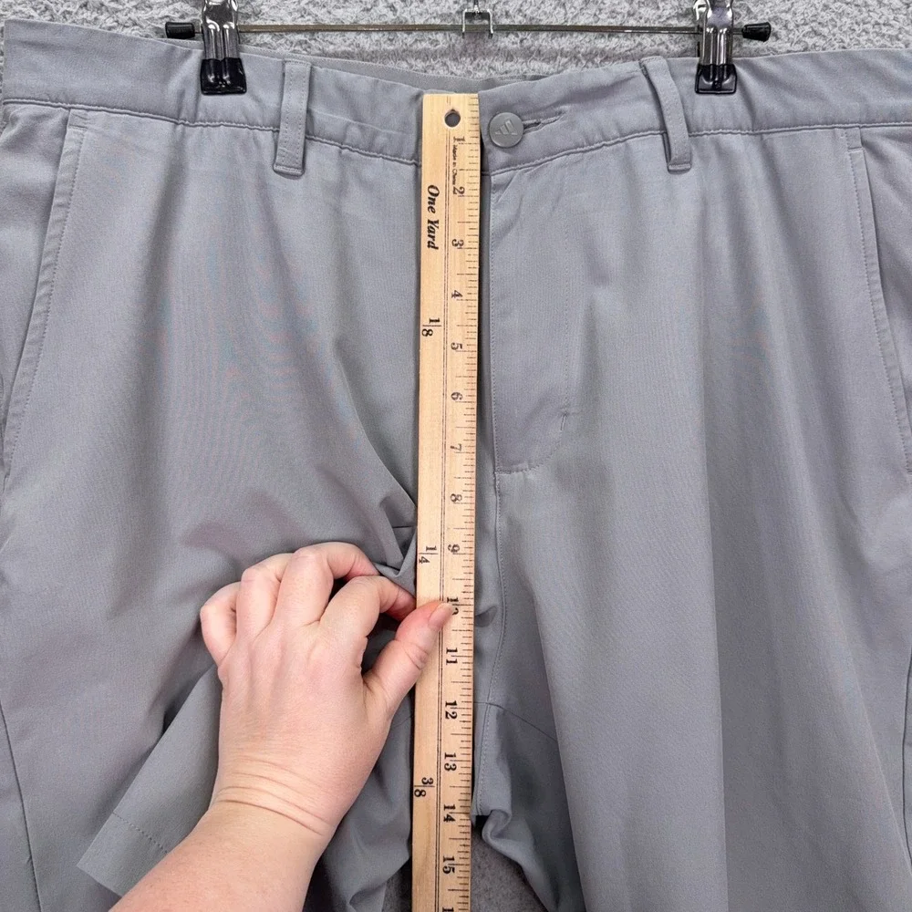 Adidas Golf Shorts Mens 36 Grey Performance Stretch Flat Front Everyday Comfort